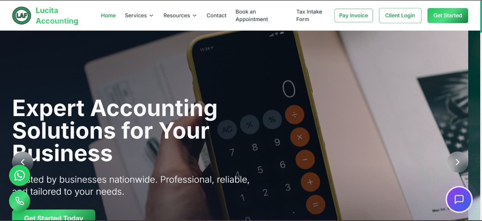 Lucita Accounting Firm screenshot